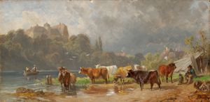 Image of Study for Cattle on the Shore