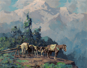 Image of Untitled [Packhorses, Mt. McKinley]