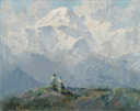 Image of Mt. McKinley, painted at Talkeetna