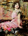 Image of Lady in Pink (Portrait of Natalia Podbelskaya)