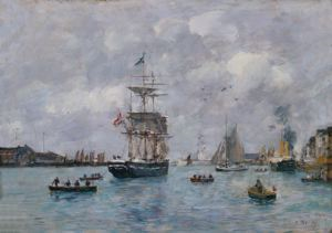 Image of View of the Harbor, Le Havre
