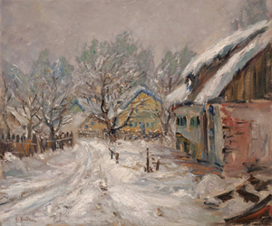 Image of Village in the Snow