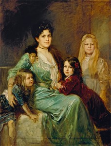 Image of Porträt der Familie des Künstlers (Portrait of the Artist’s Family)