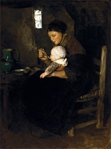 Image of Dutch Woman and Child