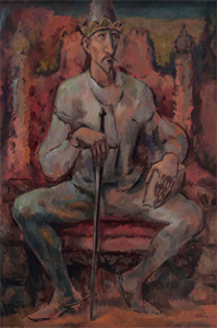 Image of Don Quixote Enthroned