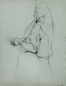 Image of Peasant woman, study for Cabbage Fest