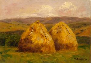 Image of Two Haystacks