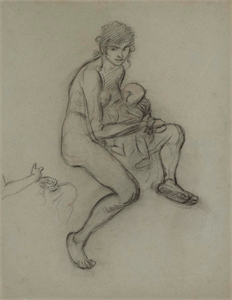 Image of Study for A Gypsy Mother