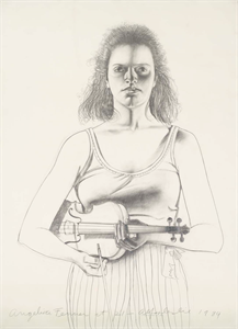 Image of The Violinist: Angelica Fenner at 21