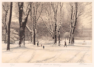 Image of January, Jardin du Luxembourg