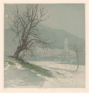 Image of Winternbel (Winter Fog, Duernstein)
