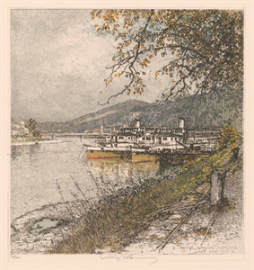 Image of Bei Linz (The Danube at Linz)