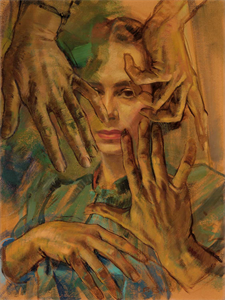 Image of Hands Enigma, Portrait of Bernice Van Gelder