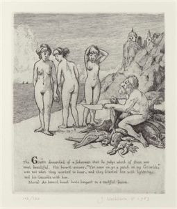 Image of Graces, from the series A Moral Alphabet of Vice and Folly