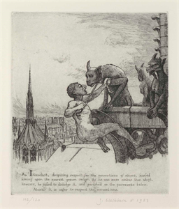 Image of Iconoclast, from the series A Moral Alphabet of Vice and Folly