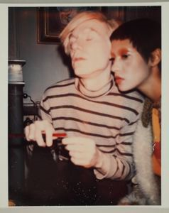 Image of Andy Warhol and Carol La Brie, from Red Book #178