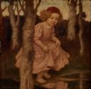 Image of Girl by a Brook