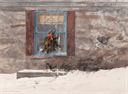 Image of Christmas Window: House in Avon, Ohio