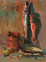 Image of Two Fish and Copper Pot