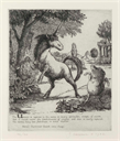 Image of Unicorn, from the series A Moral Alphabet of Vice and Folly
