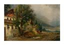 Image of Untitled [Landscape with houses]